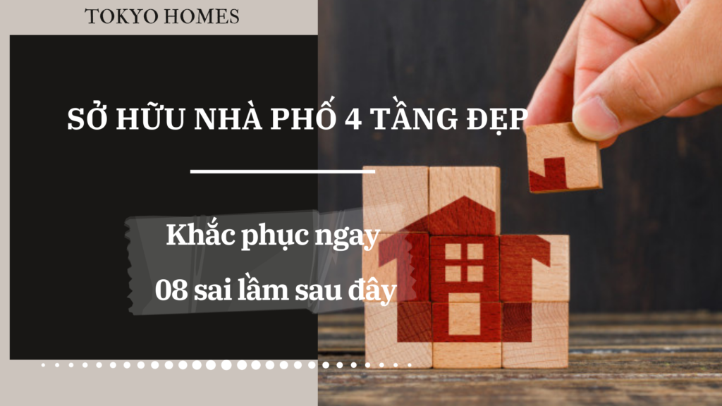 nhà phố 4 tầng đẹp