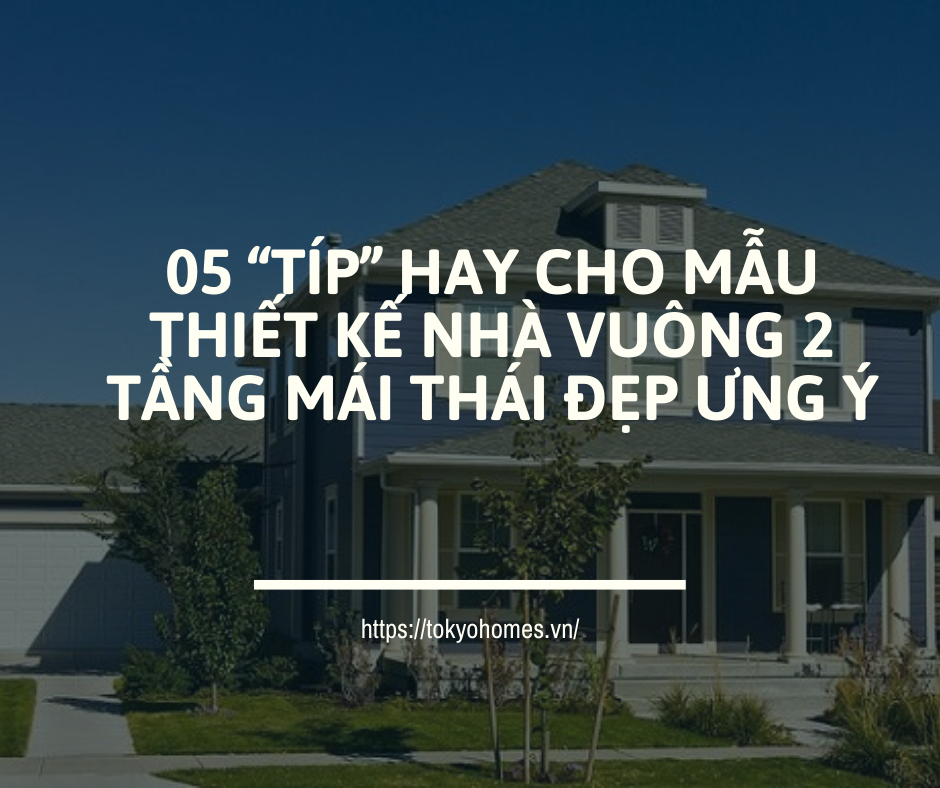 mẫu thiết kế nhà vuông 2 tầng