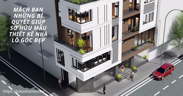 mẫu thiết kế nhà lô góc đẹp