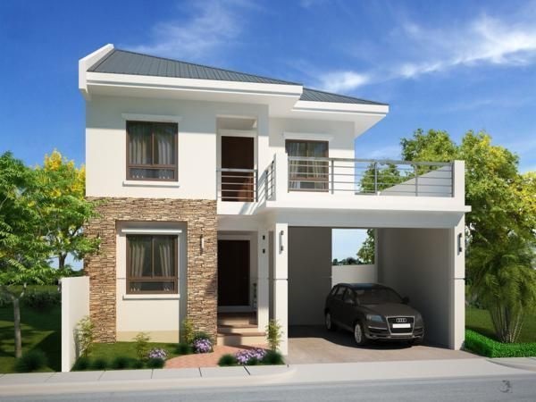 Thiết kế nhà 2 tầng mặt tiền 6m