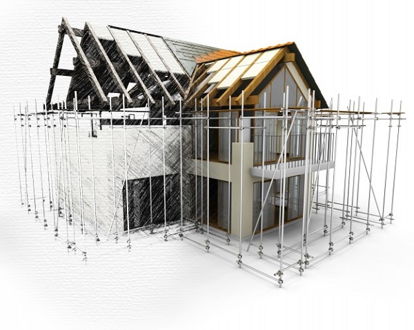 kết cấu nhà phố 4 tầng đẹp