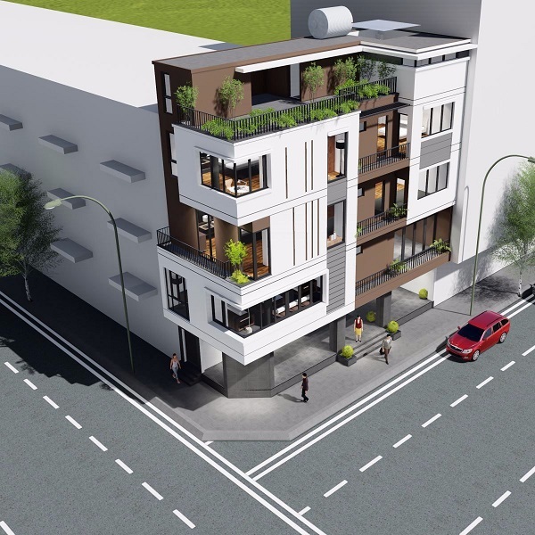 thiết kế nhà lô góc đẹp